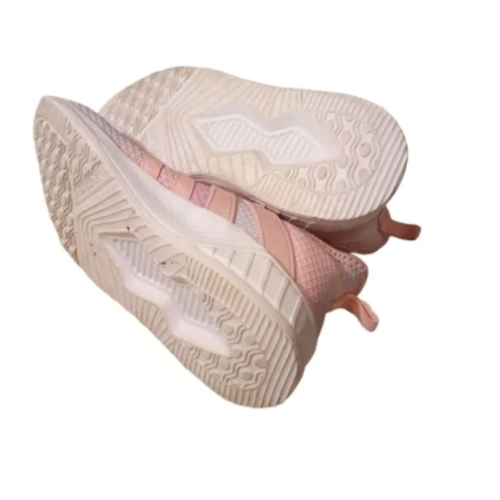 Kids Lightweight Pink Gradient Knit Sneakers